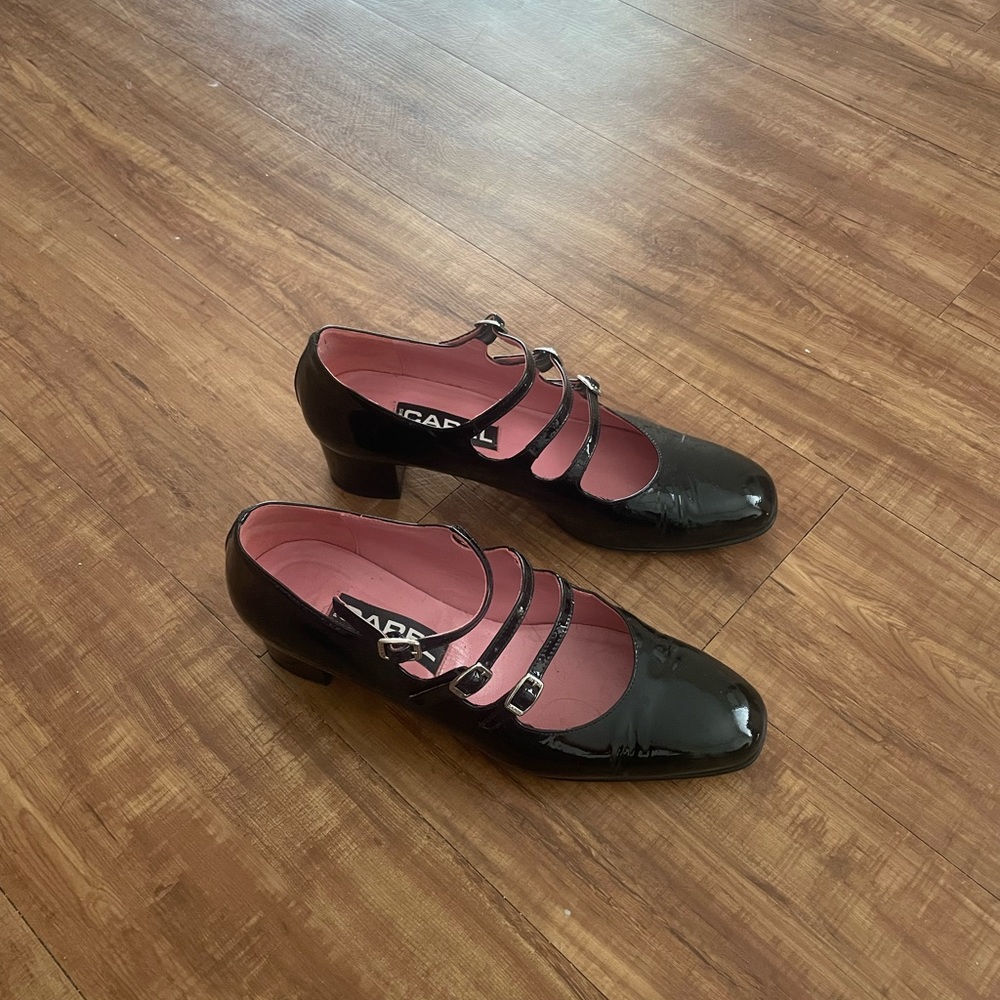 CAREL KINA BABIES Patent Leather Mary Janes 39.5